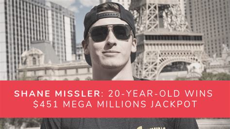 Shane Missler is the $451 million Mega Millions jackpot winner..